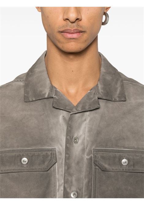 Gunmetal grey Magnum Tommy shirt Rick Owens DRKSHDW - men RICK OWENS DRKSHDW | DU01E3290CVS34